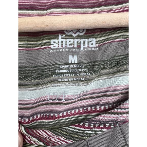 Sherpa Adventure Gear 50+ UPF Earth tons Striped Athletic Tank Medium - Picture 5 of 5